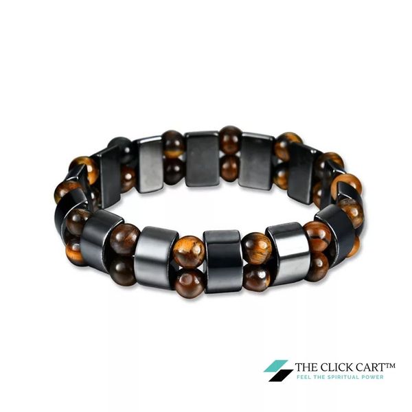 TCC™ Natural Tiger Eye & Magnetic Hematite Weight Lose Bracelet